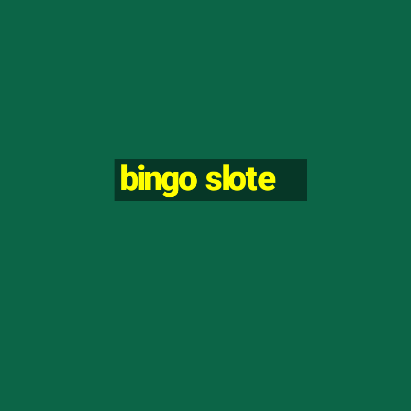 bingo slote