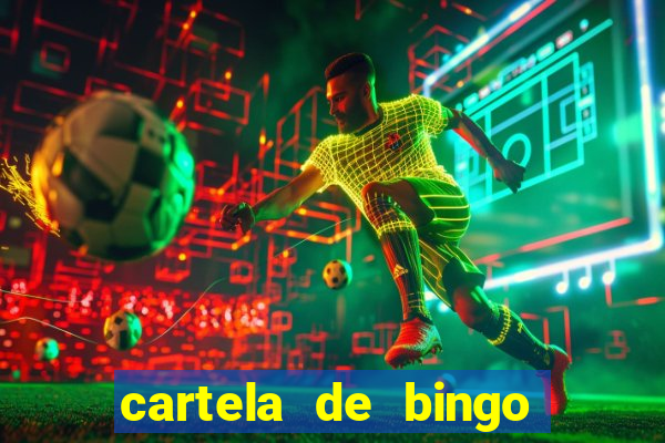 cartela de bingo do alfabeto para imprimir