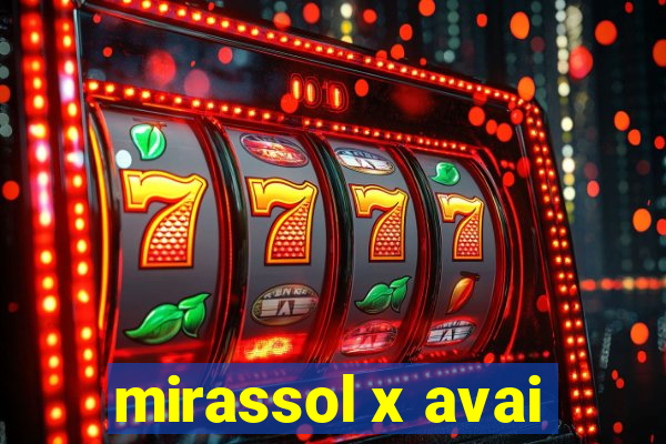 mirassol x avai