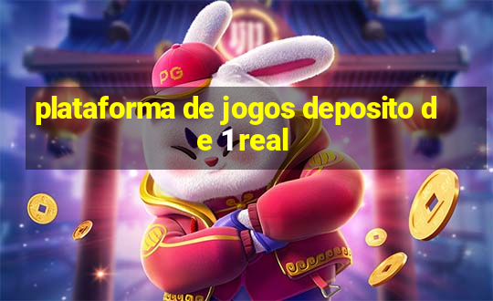 plataforma de jogos deposito de 1 real