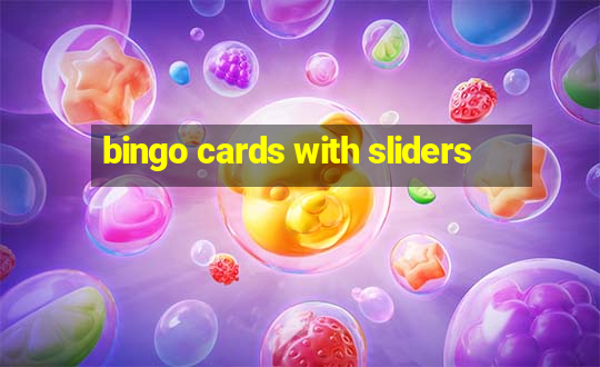 bingo cards with sliders