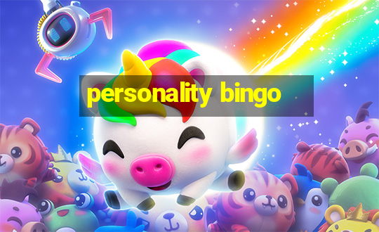 personality bingo