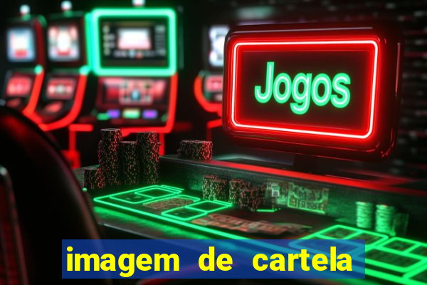 imagem de cartela de bingo