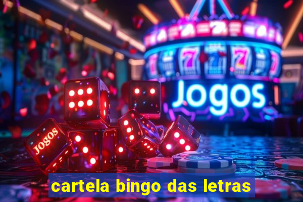 cartela bingo das letras