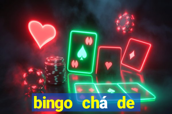 bingo chá de revela??o para imprimir