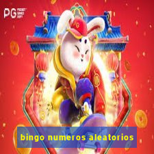 bingo numeros aleatorios