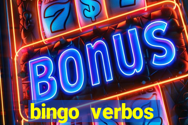 bingo verbos irregulares ingles