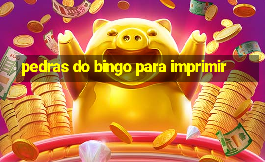 pedras do bingo para imprimir