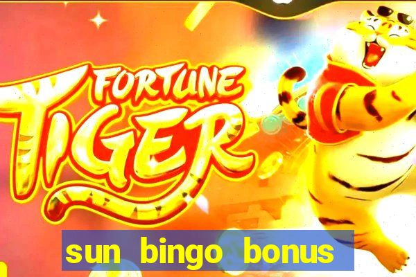 sun bingo bonus terms and conditions