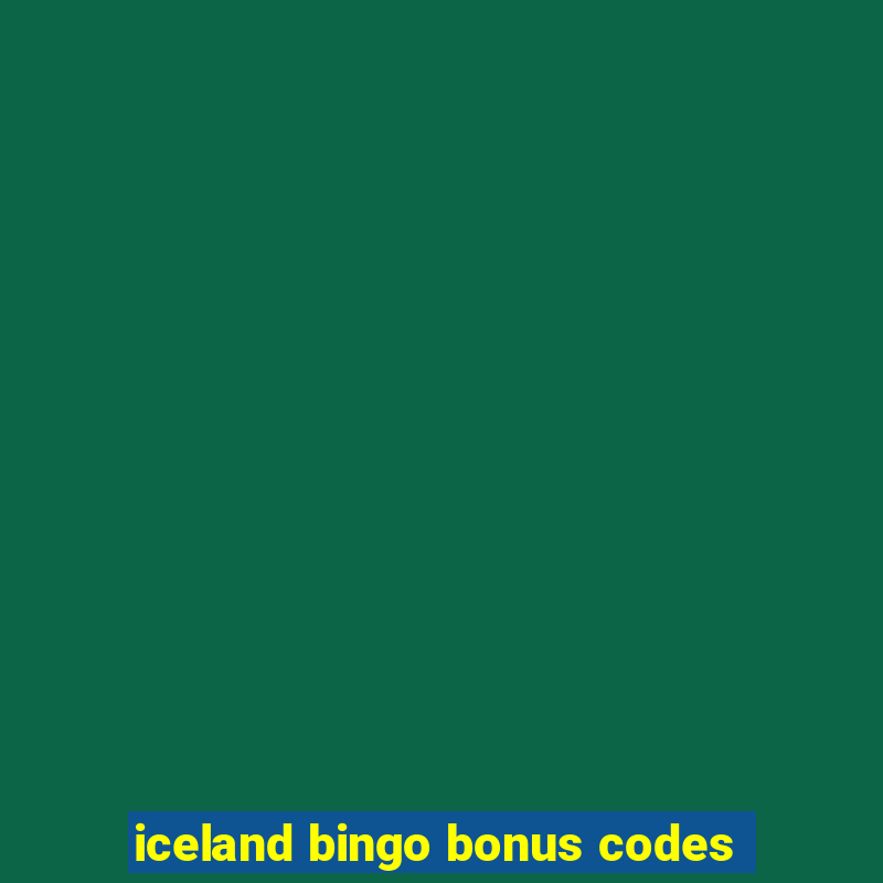 iceland bingo bonus codes