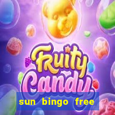 sun bingo free spins code