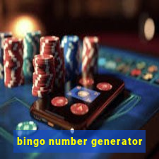 bingo number generator