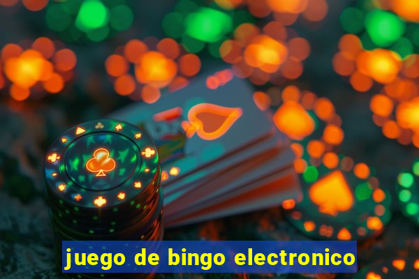 juego de bingo electronico