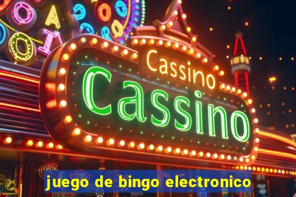 juego de bingo electronico