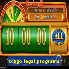 bingo legal programa