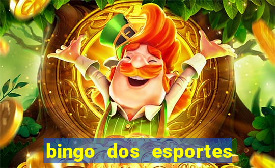 bingo dos esportes para imprimir