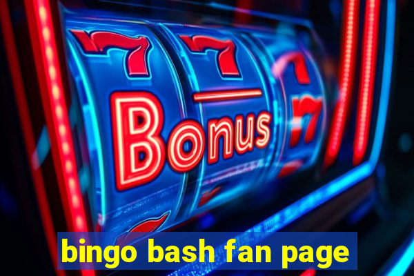 bingo bash fan page