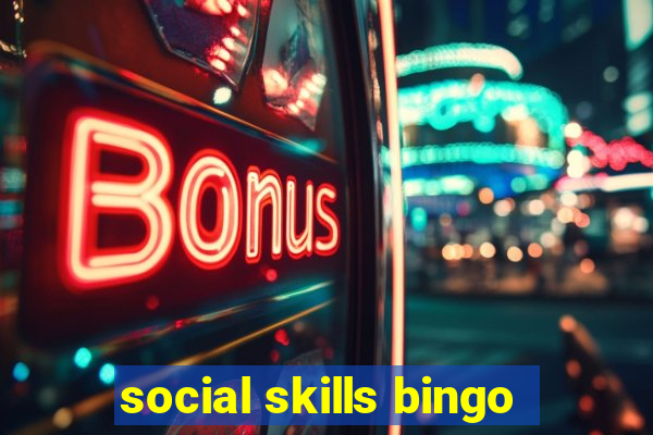 social skills bingo