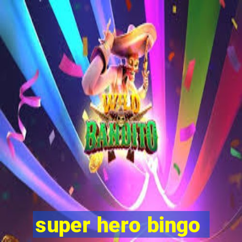 super hero bingo