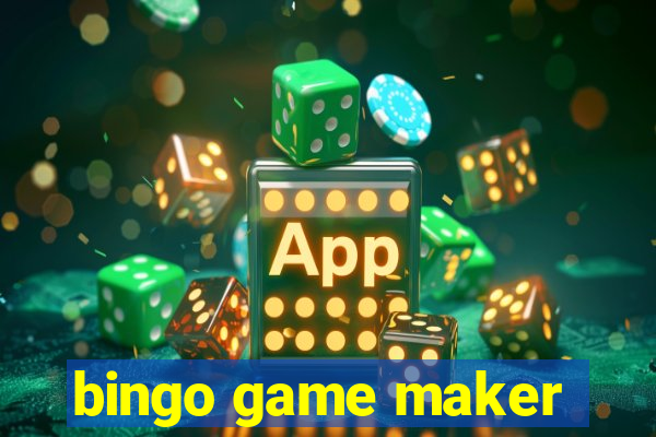 bingo game maker